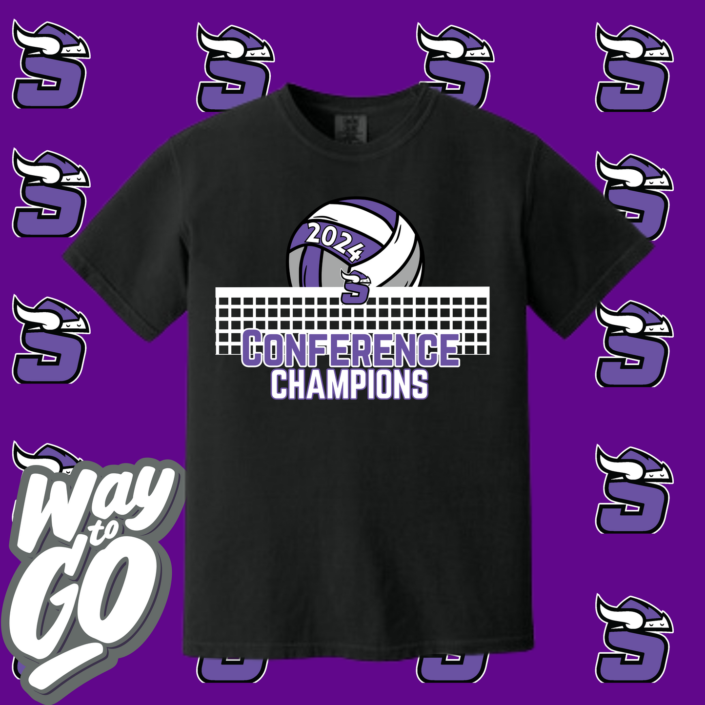 SCCC Volleyball Corner Conference Champions T-Shirt