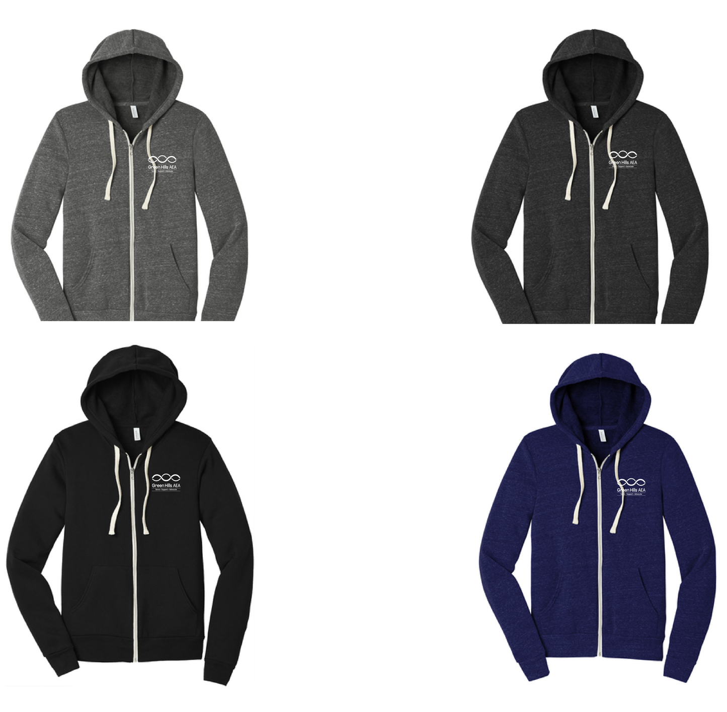 GHAEA Bella Canvas Full Zip Hoodie