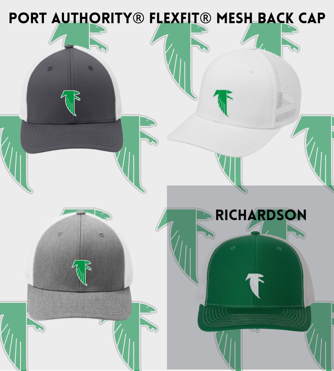 BOMSBB Port Authority® Flexfit®  Mesh Back Cap + Richardson Cap