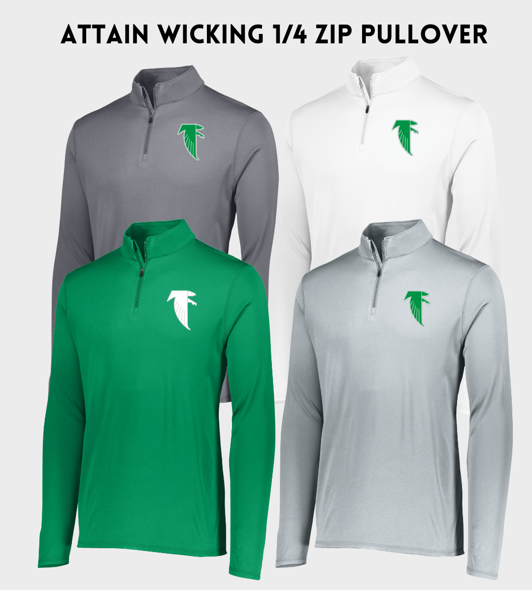 BOMSBB Attain Wicking 1/4 Zip Pullover