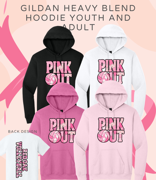 ROVBPO Gildan PINK OUT Hoodie YOUTH - ADULT