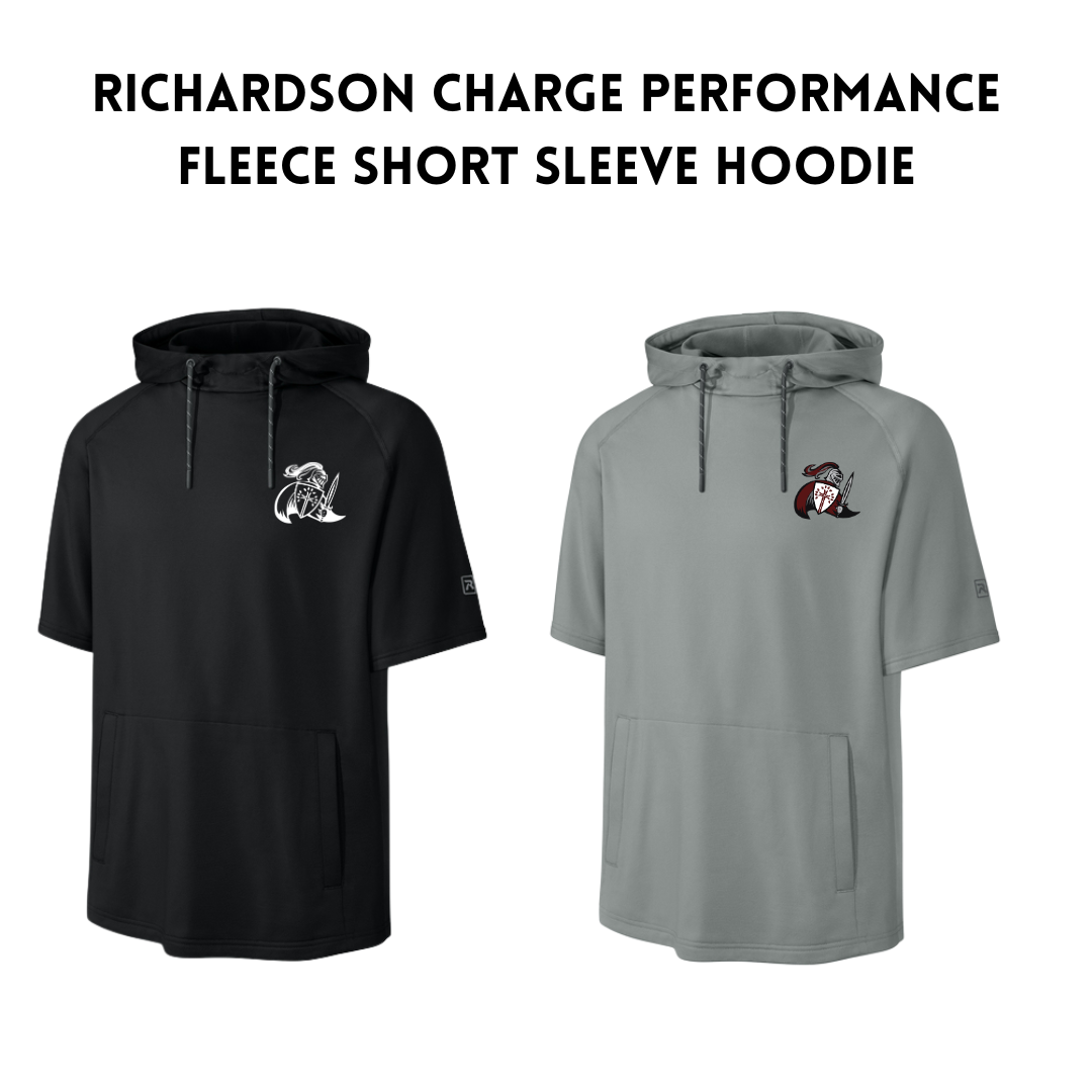 CL26 Richardson Charge Performance Fleece Short Sleeve Hoodie