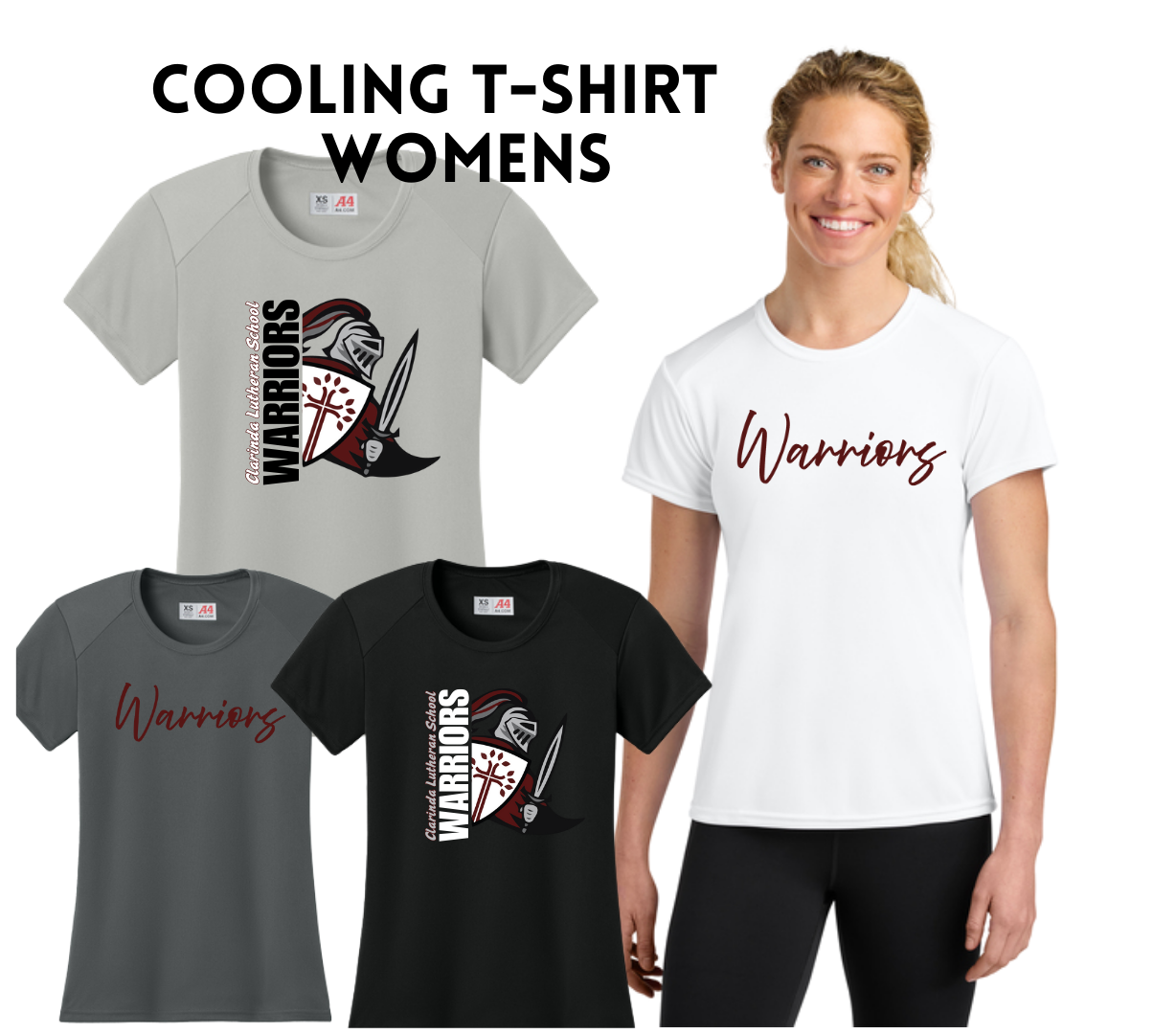 CLS25 A4 Cooling Performance Tee - Moisture-wicking (Women's Sizes)