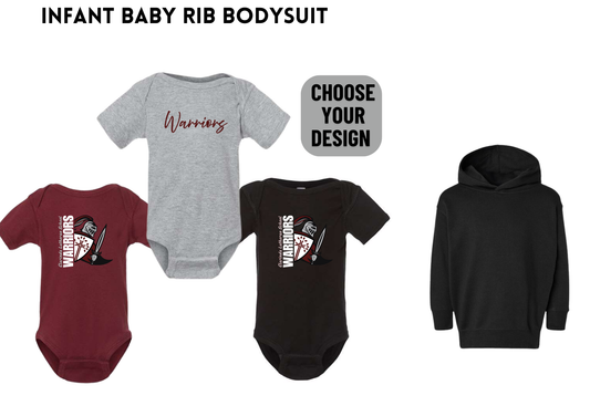 CLS25 Infant Baby Rib Bodysuit
