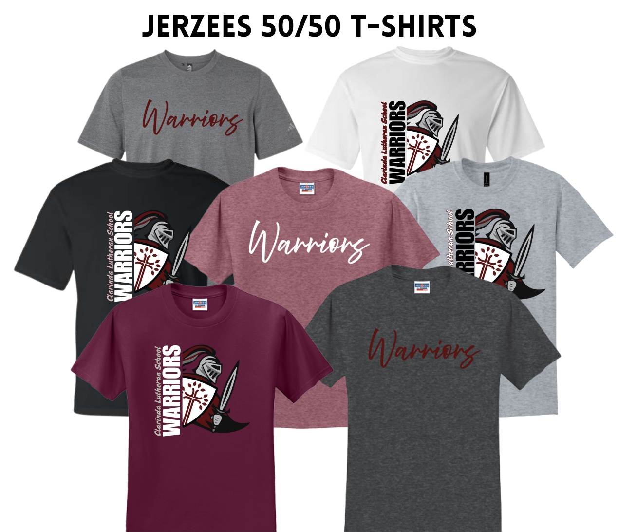 CLS25 JERZEES 50/50 TEE (Adult / Youth)
