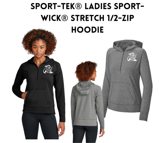 CLS Women's Sport-Wick® Stretch 1/2-Zip Hoodie
