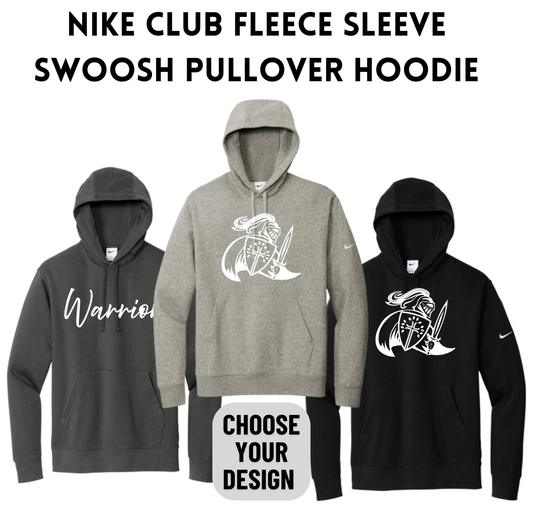CLS Nike Club Fleece Sleeve Swoosh Pullover Hoodie