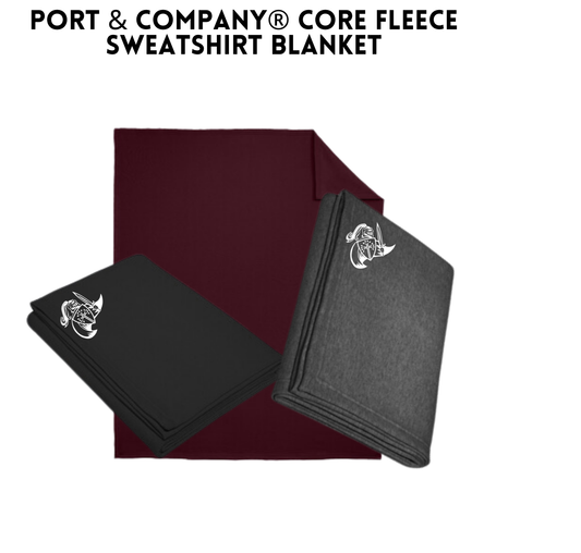 CLS Port & Company® Core Fleece Sweatshirt Blanket