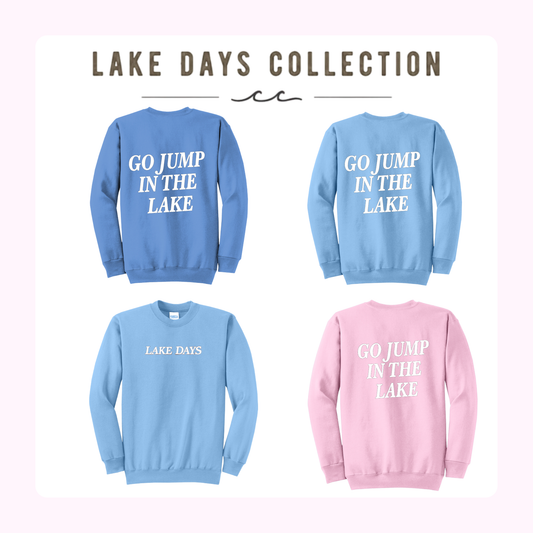 LD  PC78 Go Jump in The Lake 50/50 Crewneck Sweatshirt