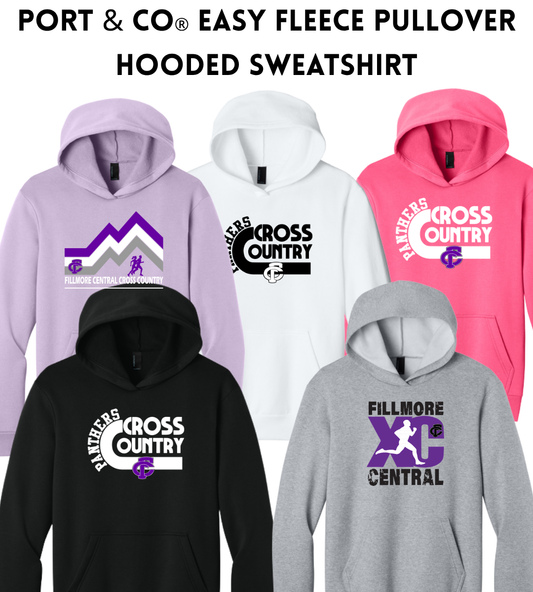 FCPXC Port & Co® Easy Fleece Pullover Hooded Sweatshirt - LIGHTWEIGHT