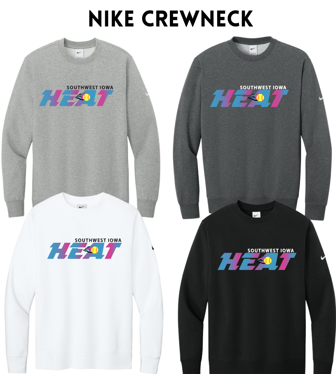 SWIHS Nike Unisex Club Fleece Sleeve Swoosh Crewneck