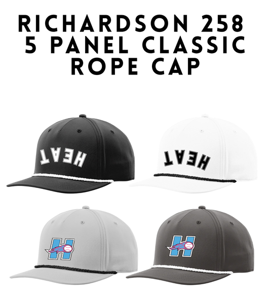 SWIHS 258 Richardson 5-Panel Classic Rope Cap
