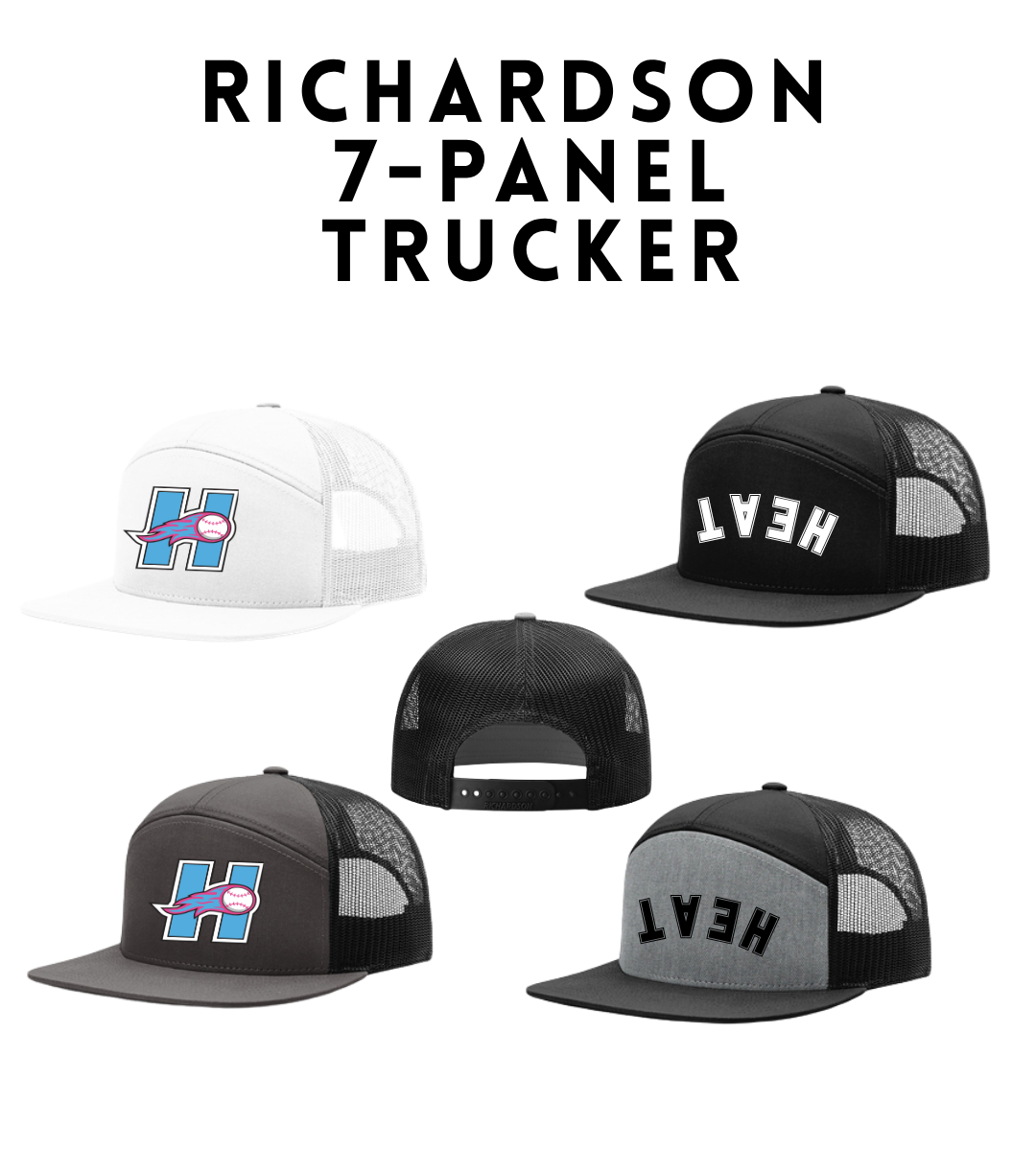 SWIS 168 Richardson 7-Panel Trucker