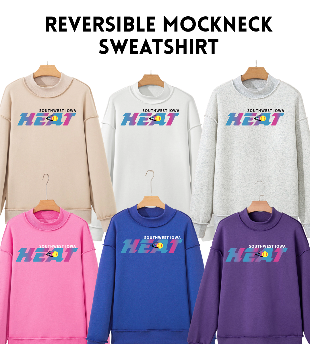 SWIHS EI Reversible Mockneck Sweatshirt