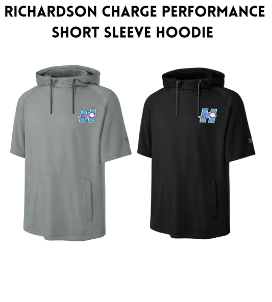 SWIHS Richardson Charge Performance Fleece Short Sleeve Hoodie