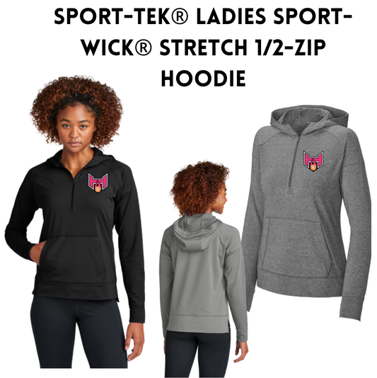 SWIHB Women's Sport-Wick® Stretch 1/2-Zip Hoodie