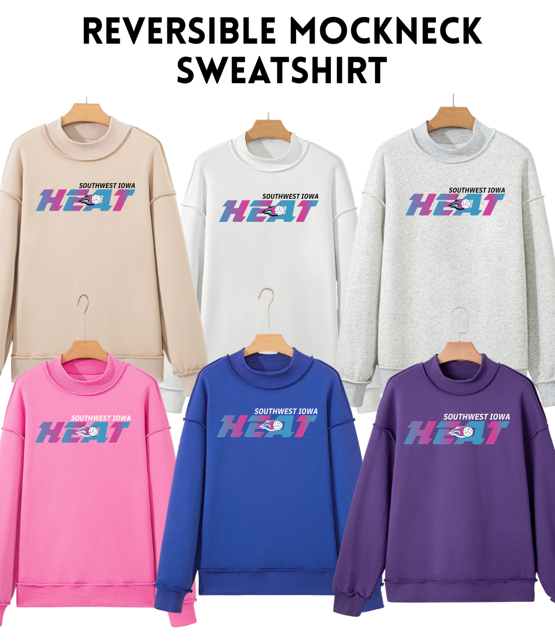 SWIHVB EI Reversible Mockneck Sweatshirt