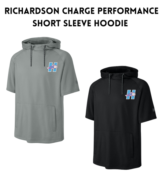 SWIHVB RA7200SSH Richardson Charge Performance Fleece Short Sleeve Hoodie