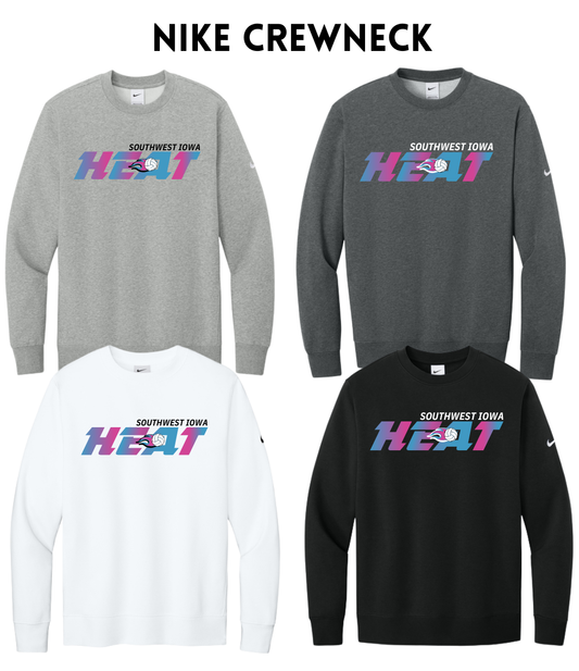 SWIHVB NKFD9863 Nike Unisex Club Fleece Sleeve Swoosh Crewneck