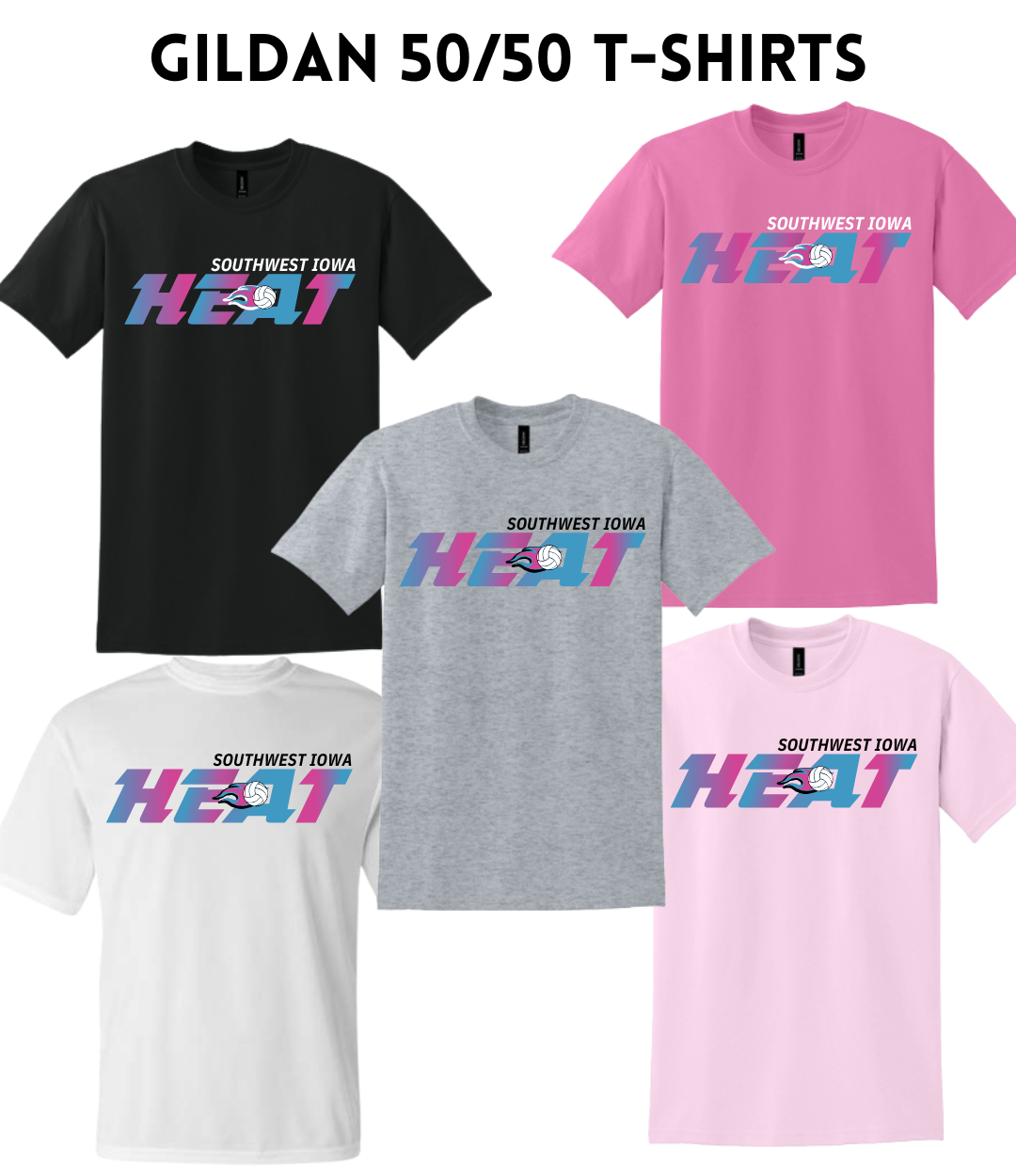 SWIHVB 8000 Gildan 50/50 TShirt YOUTH - ADULT
