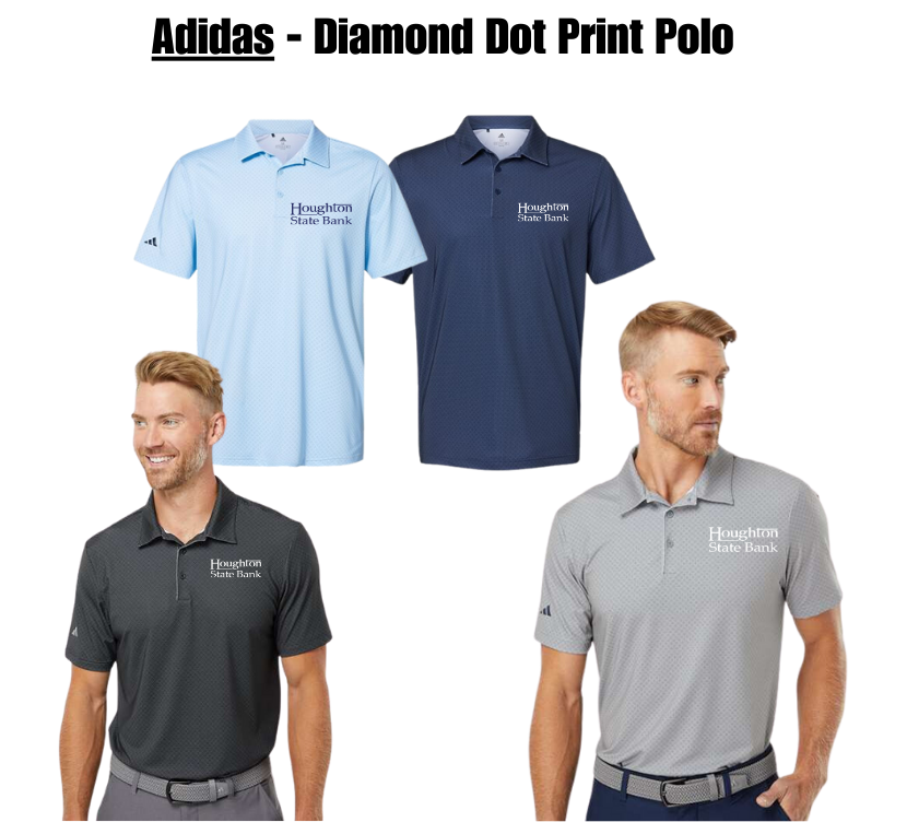 HSB Adidas - Diamond Dot Print Polo
