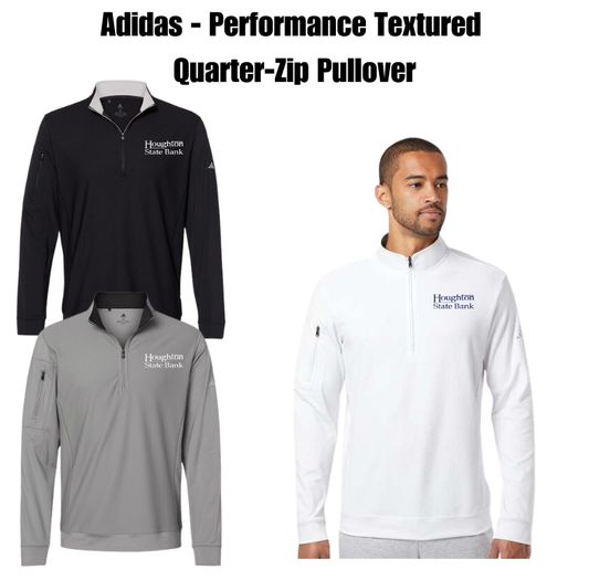 HSB Adidas - Performance Textured Quarter-Zip Pullover
