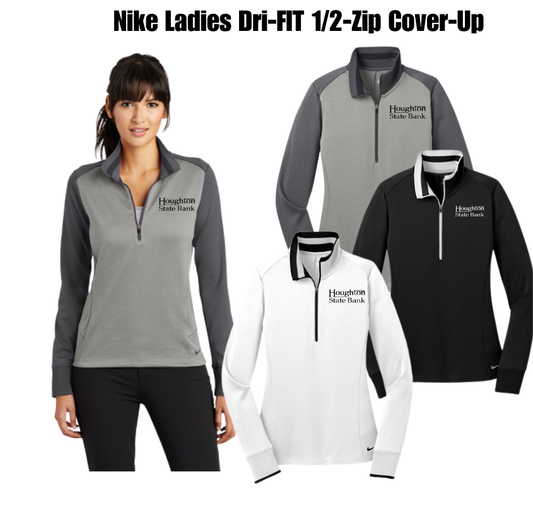 HSB Nike Ladies Dri-FIT 1/2-Zip Cover-Up