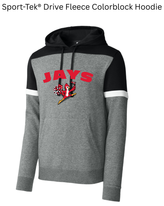 JCDT25 Sport-Tek® Drive Fleece Colorblock Hoodie