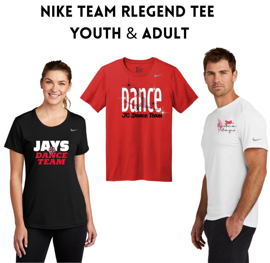 JCDT25 Nike rLegend tee (Youth / Adult)