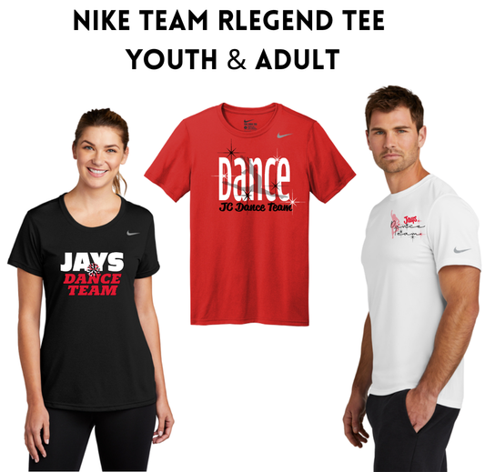 JCDT25 Nike rLegend tee (Youth / Adult)