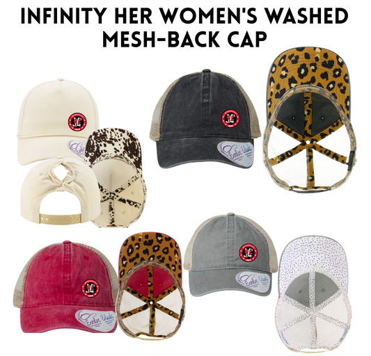 JCDT25 Women's Washed 5-Panel Rope Cap