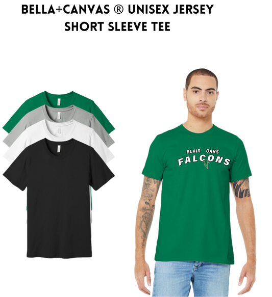 BOJRFALC BELLA+CANVAS ® Unisex Jersey Short Sleeve Tee