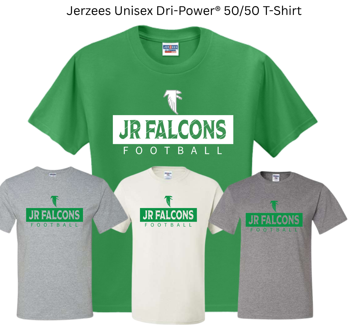 JRFALC25 Jerzees Unisex Dri-Power® 50/50 T-Shirt (Adult/Youth) - SPECIAL PRICING!!!