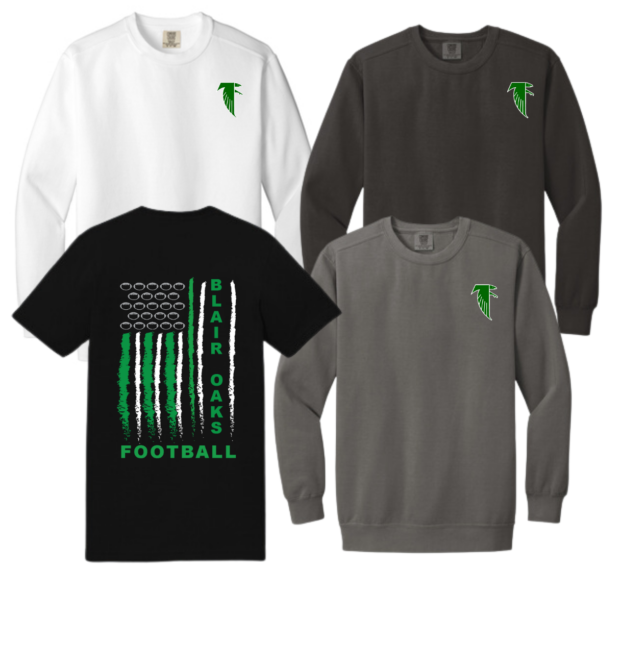 BOJRFALC Comfort Colors ® Ring Spun Crewneck Sweatshirt