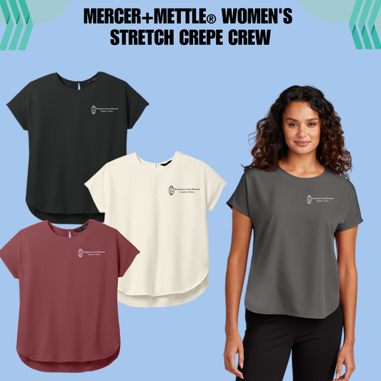 MCMH MM2015 Mercer+Mettle® Women's Stretch Crepe Crew