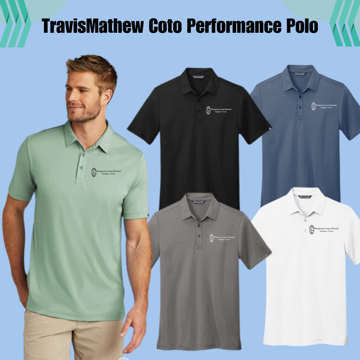MCMH TM1MU410 TravisMathew Coto Performance Polo