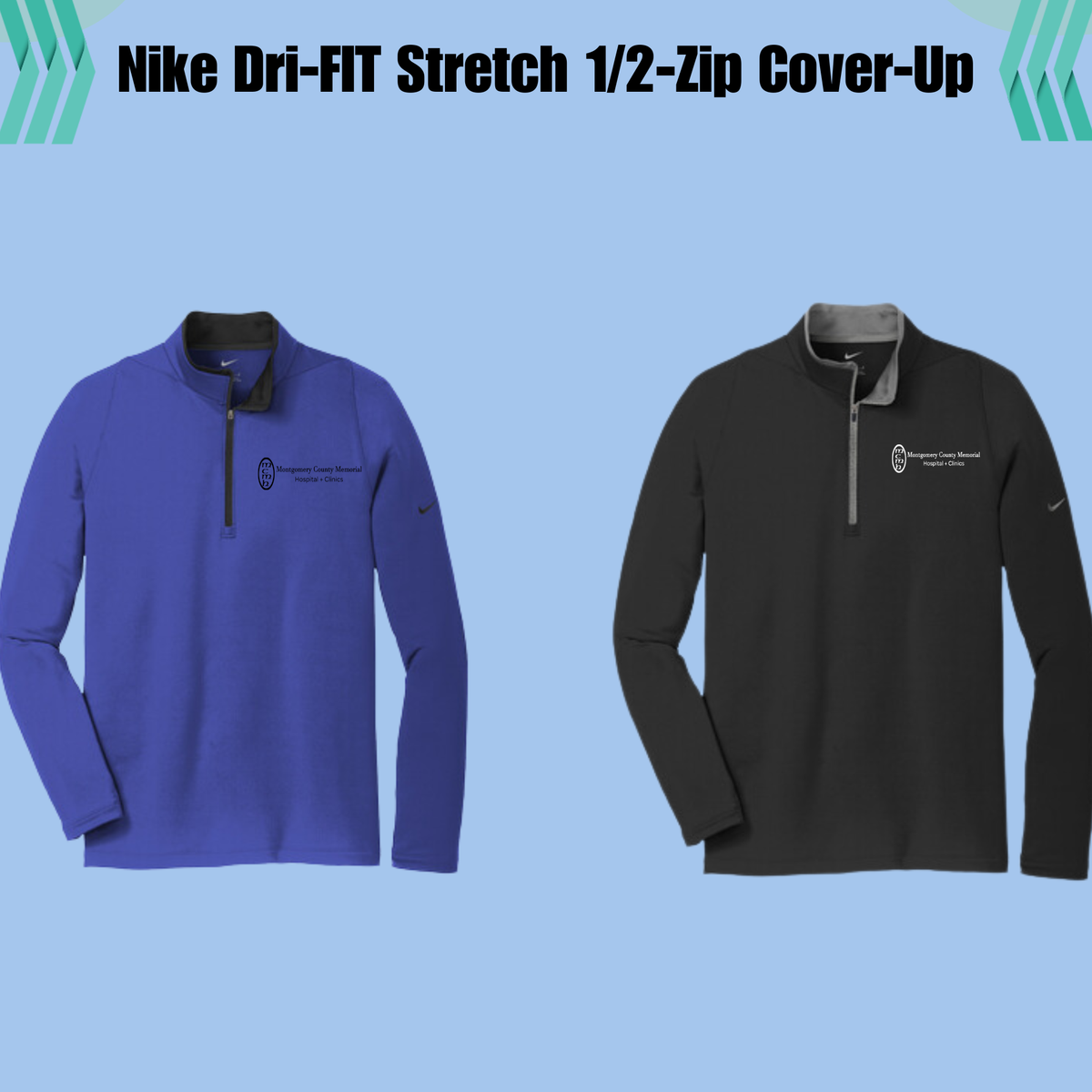 MCMH 779795 Nike Dri-FIT Stretch 1/2-Zip Cover-Up