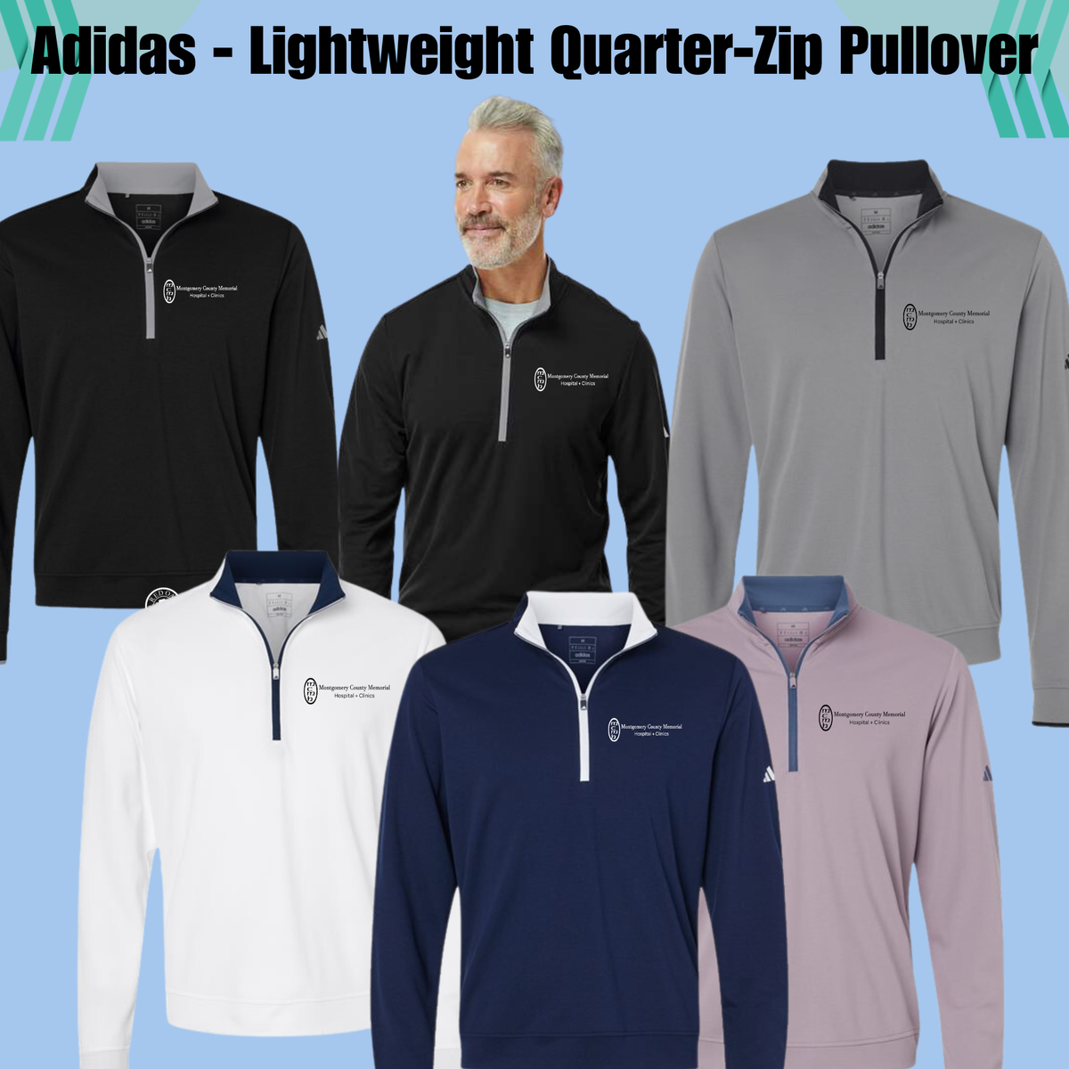 MCMH A2002 Adidas - Lightweight Quarter-Zip Pullover