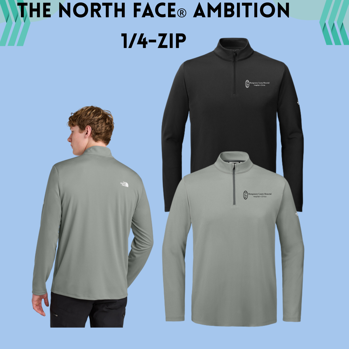 MCMH NF0A8ENQ The North Face® Ambition 1/4-Zip