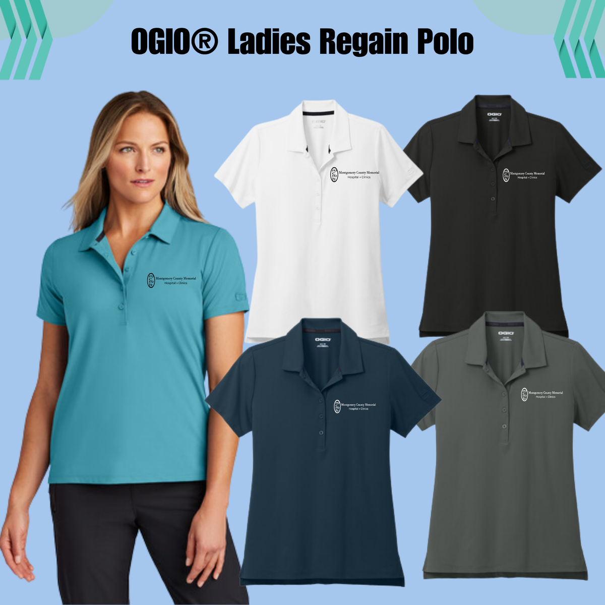 MCMH LOG170 OGIO® Ladies Regain Polo