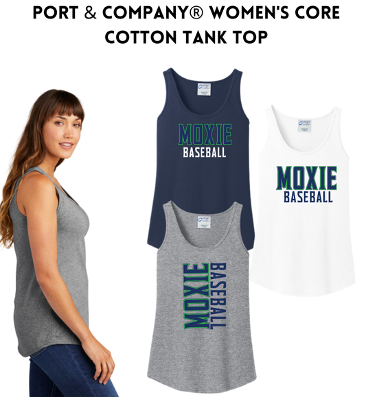 MOXIE Port & Company® Women's Core Cotton Tank Top