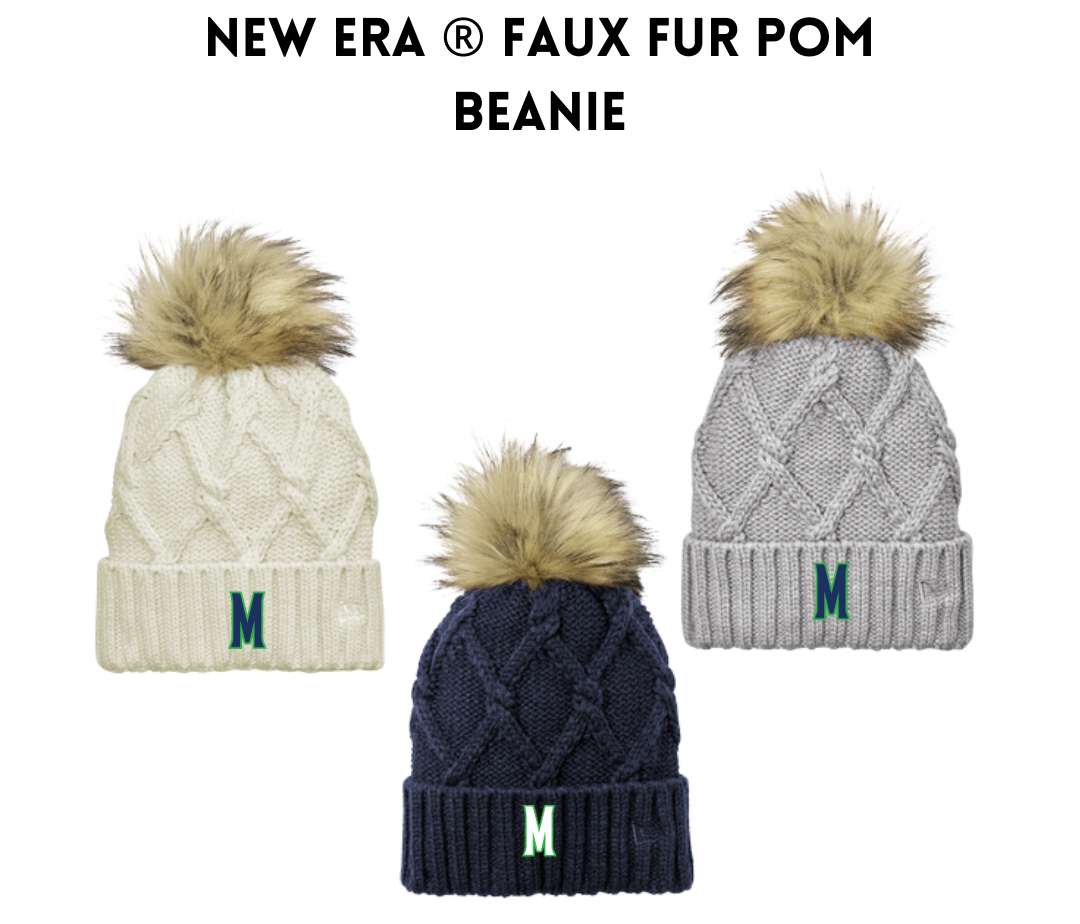 MOXIE New Era ® Faux Fur Pom Beanie