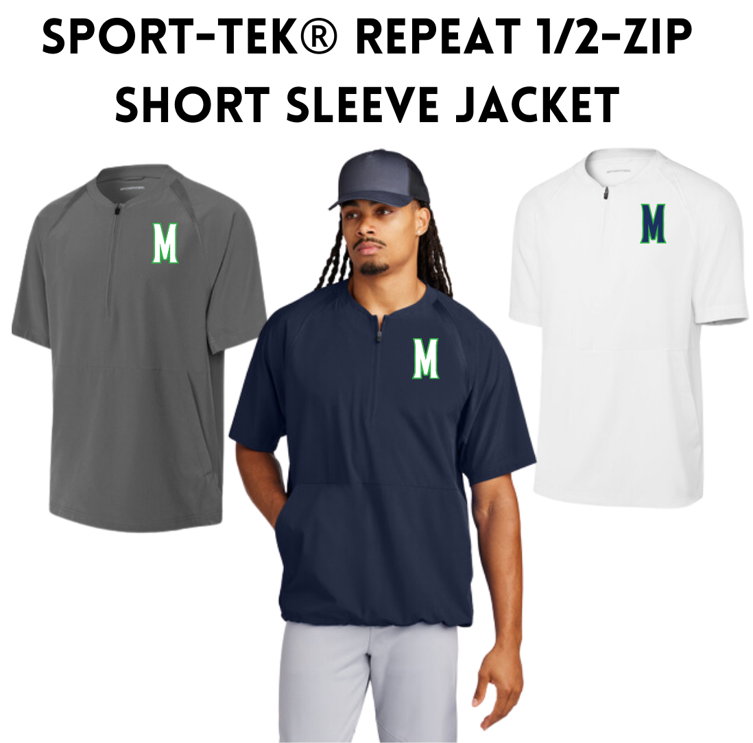 MOXIE Sport-Tek® Repeat 1/2-Zip Short Sleeve Jacket