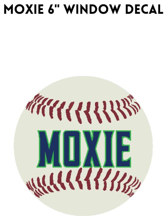 MOXIE 6" Window Decal