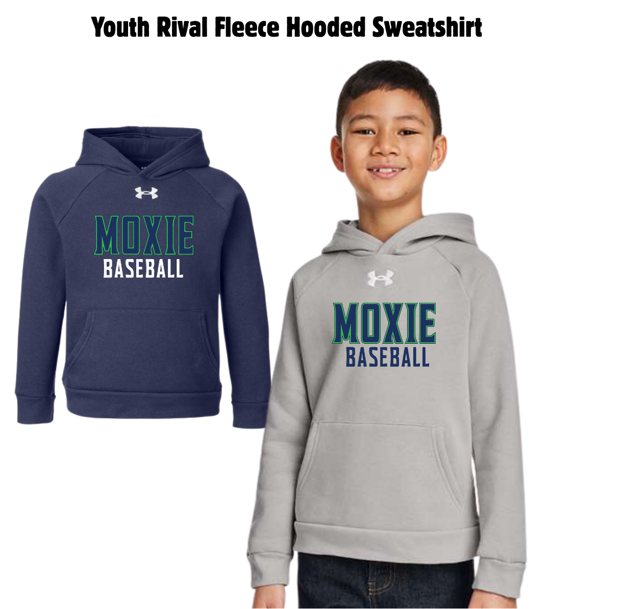 MOXIE Under Armour Rival Fleece Youth Hoodie