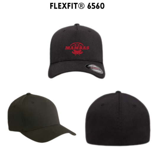 MAMBA Flexfit® 6560 Black Cap