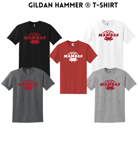 MAMBA Gildan Hammer T-Shirt - Toddler-Adult (See youth material below)