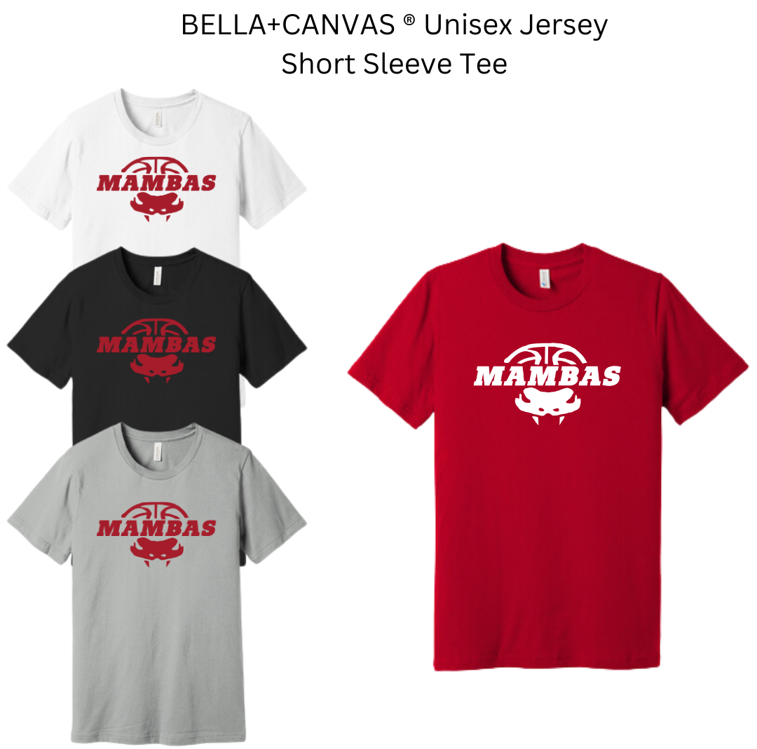 MAMBA BELLA+CANVAS ® Unisex Jersey Short Sleeve Tee