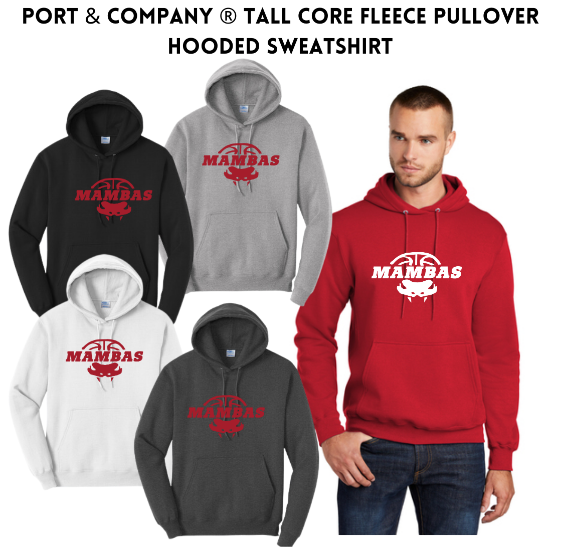 MAMBA Port & Company ® Core Fleece Pullover Hooded Sweatshirt