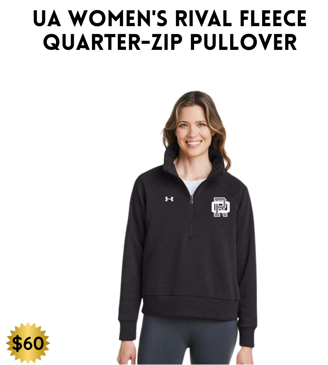ROFB25 UA Women's Rival Fleece Quarter-Zip Pullover